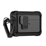 Hurtel Case Θήκη με Γάντζο για Apple AirPods 4 - Μαύρο