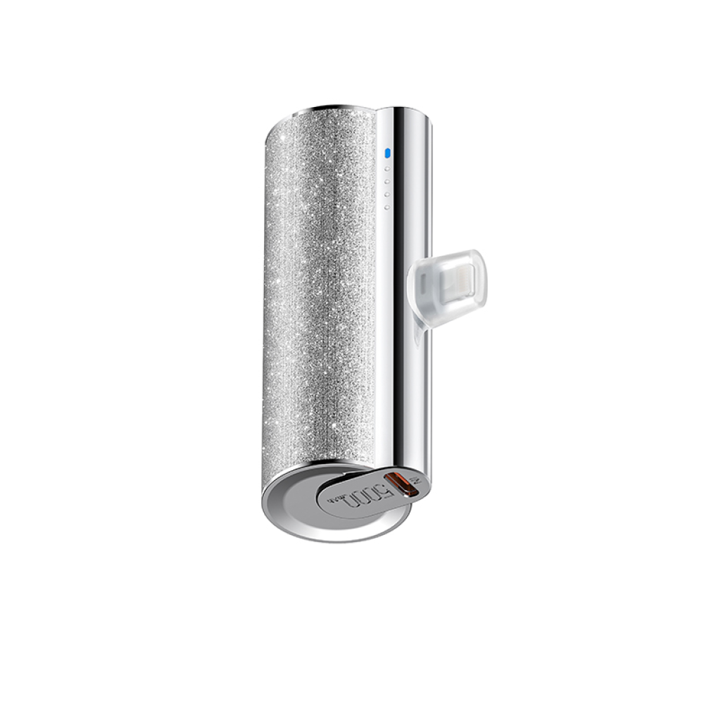 Veger W0573P Lipstick-Lightning Power Bank 5000mAh 12W Silver
