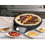 BRUNO BRN-0252 Κρεπιέρα 30εκ. 1200W με ρυθμιζόμενο θερμοστάτη και εξαρτήματα, μαύρη - Image 3