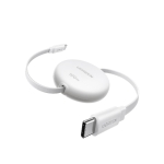 Καλώδιο Φόρτισης UGREEN L531 95673 USB-C σε USB-C PD 100W 1m, Επαναφερόμενο Λευκό - Image 2