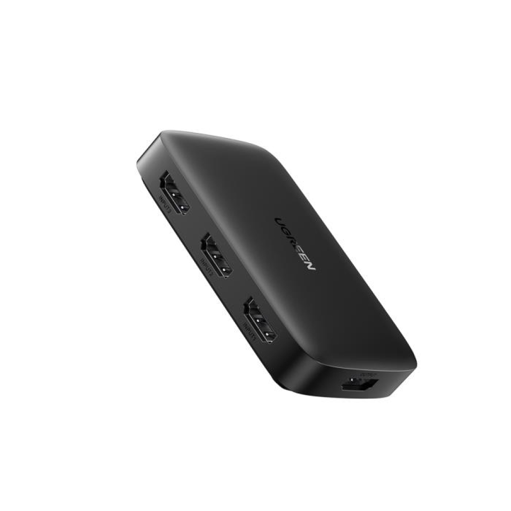 HDMI Switch 3 θέσεων 4K/30Hz UGREEN CM332 80125, με Micro USB τροφοδοσία